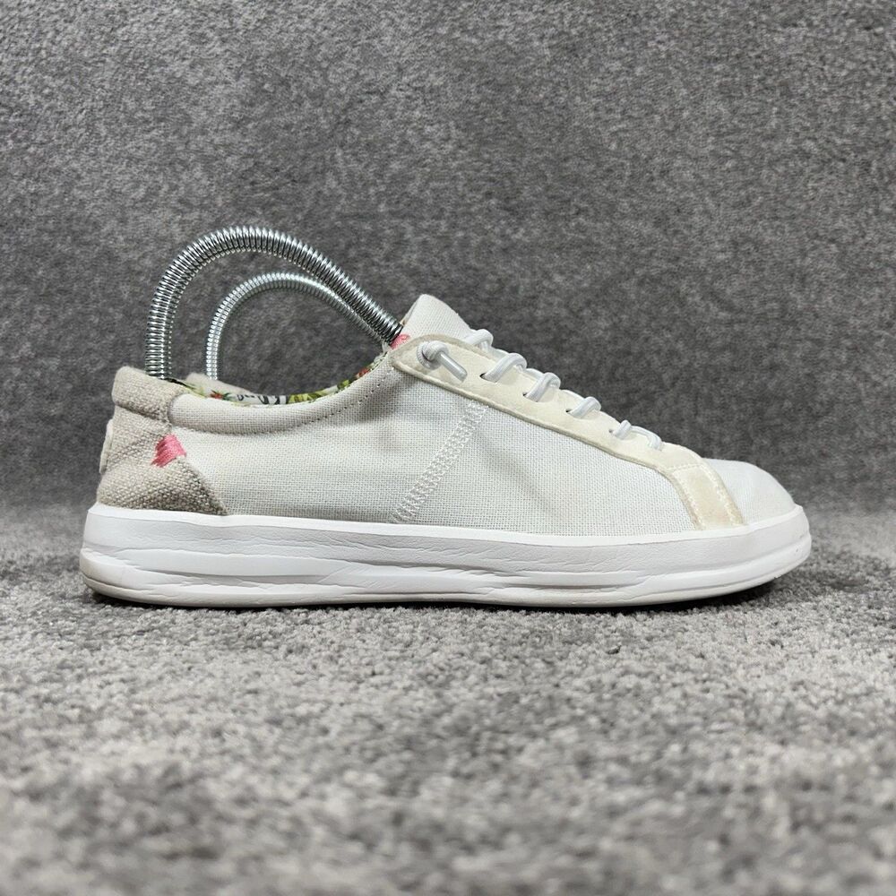 Hey Dude Karina Women's Size 7 Natural Coconut White Slip On Casual Shoes Used